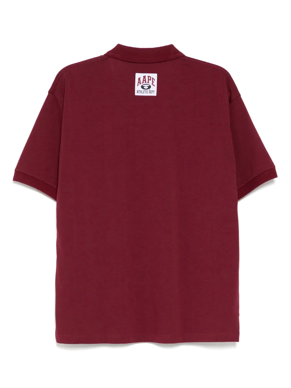 AAPE BY *A BATHING APE® Poloshirt met Moonface-logo - Rood