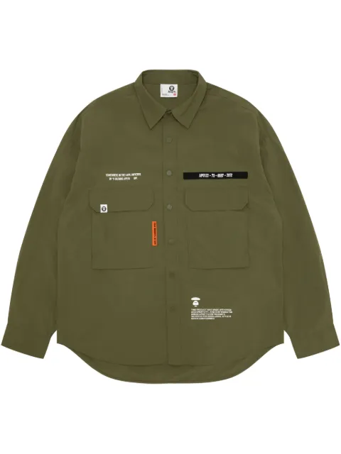 AAPE BY *A BATHING APE® text-print shirt