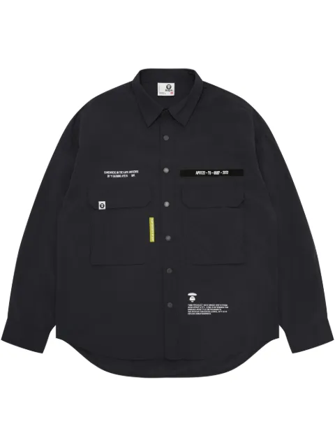AAPE BY *A BATHING APE® text-print shirt