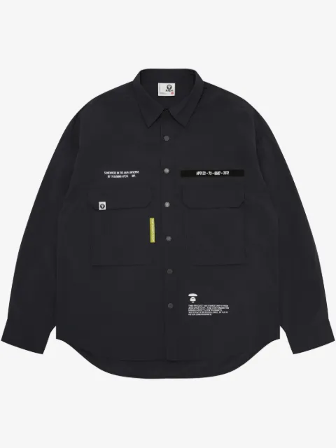 AAPE BY *A BATHING APE® T-Shirt mit Text-Print