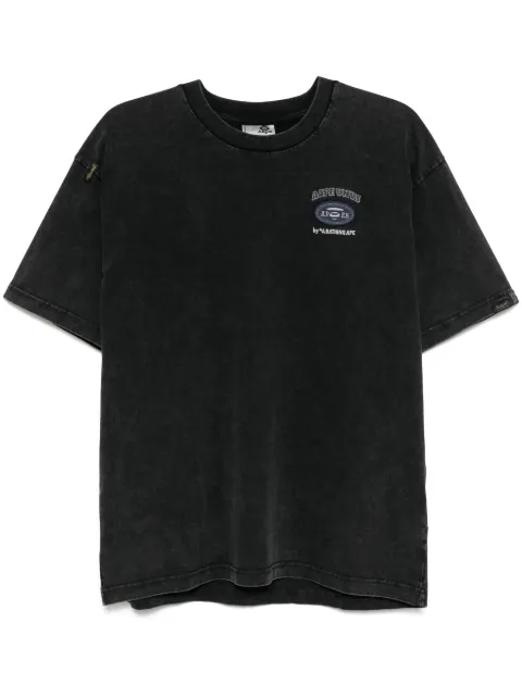 AAPE BY *A BATHING APE® logo-embroidered T-shirt