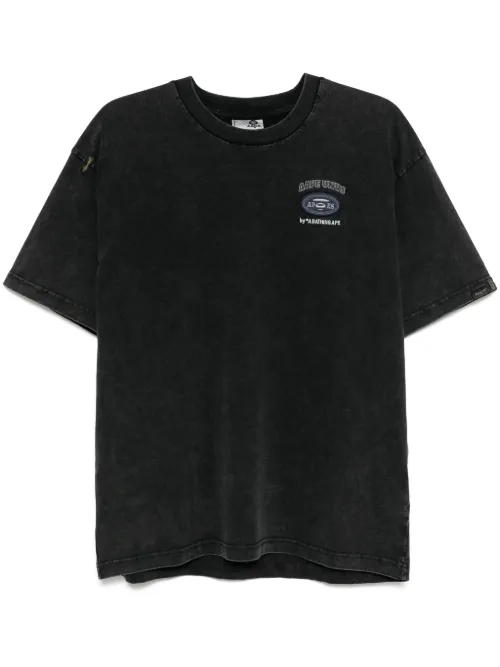 T-shirt à logo brodé - AAPE BY *A BATHING APE® - Modalova
