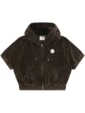 AAPE BY *A BATHING APE® logo-patch hoodie - Black