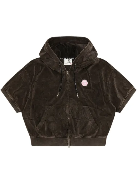 AAPE BY *A BATHING APE® hoodie con parche del logo