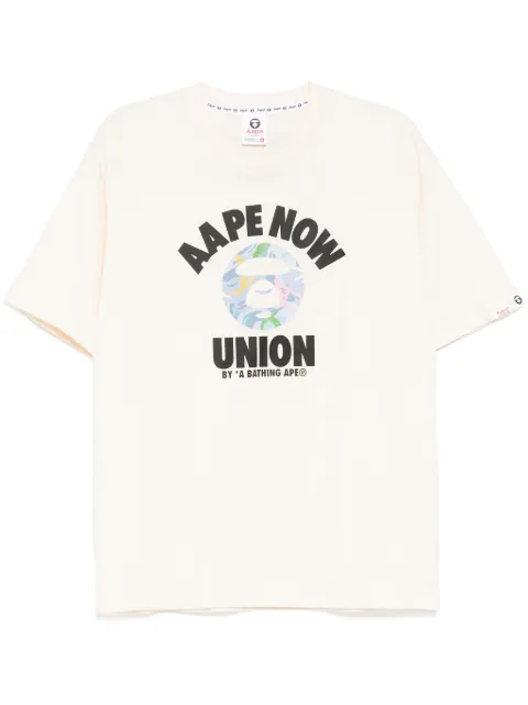 AAPE BY *A BATHING APE® logo-print T-shirt