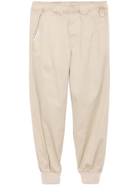 AAPE BY *A BATHING APE® logo-patch tapered trousers
