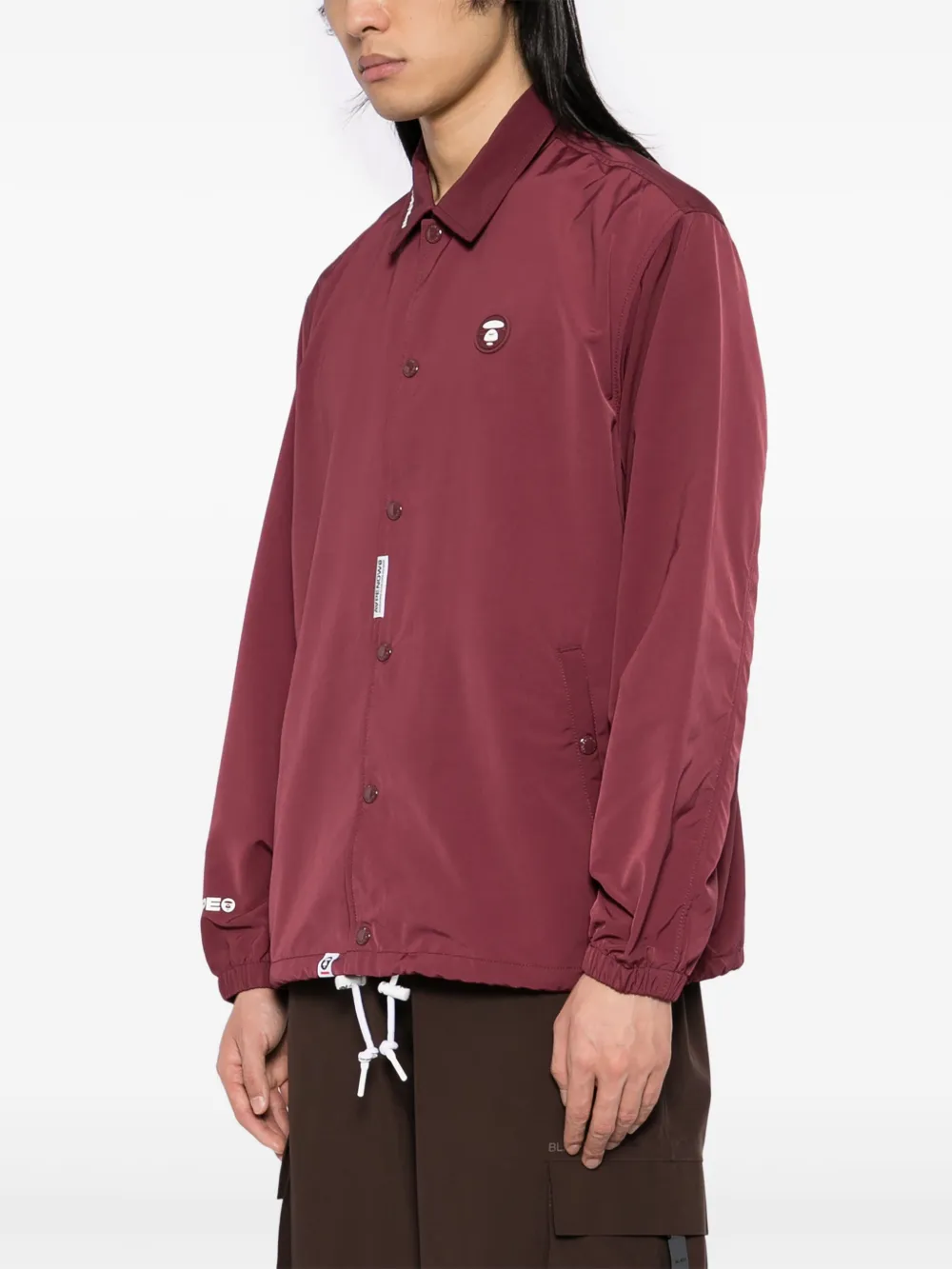 AAPE BY *A BATHING APE Coach jack met Moonface-logo Rood