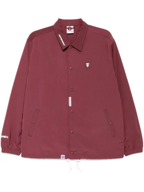 Veste teddy à logo Moonface - AAPE BY *A BATHING APE® - Modalova