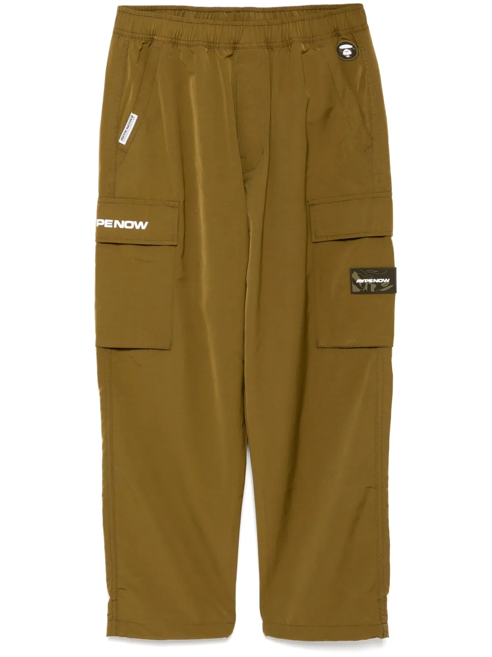 AAPE BY *A BATHING APE® moonface-logo cargo trousers | Neutrals | Image 1
