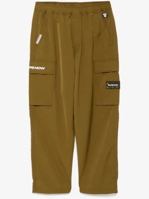 AAPE BY *A BATHING APE® moonface-logo cargo trousers