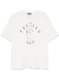 A BATHING APE® garment-dye spray-print T-shirt - Neutrals