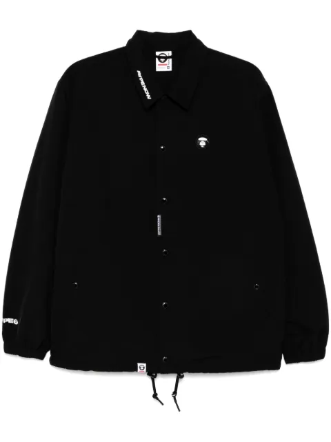 AAPE BY *A BATHING APE® moonface logo coach jacket