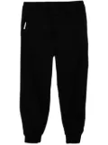 AAPE BY *A BATHING APE® logo-patch tapered trousers - Black