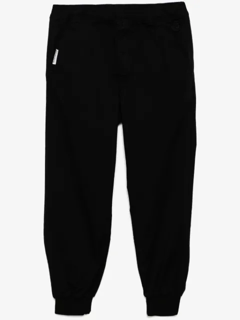 AAPE BY *A BATHING APE® logo-patch tapered trousers