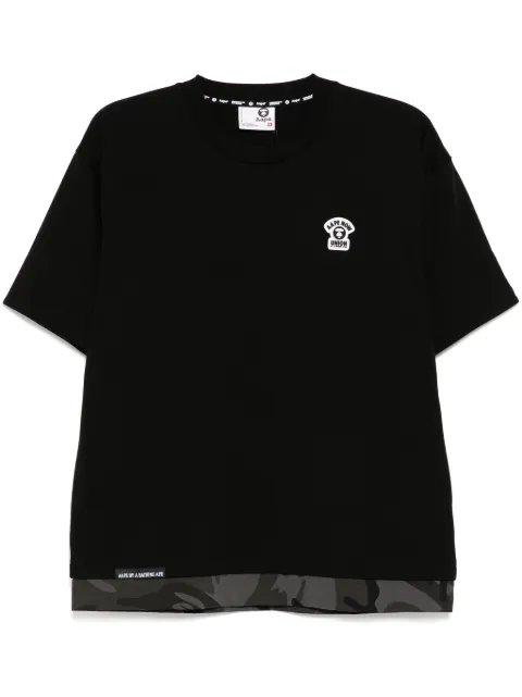 AAPE BY *A BATHING APE® moonface logo T-shirt