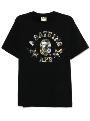 A BATHING APE® シャーク Tシャツ | ブラック | FARFETCH JP