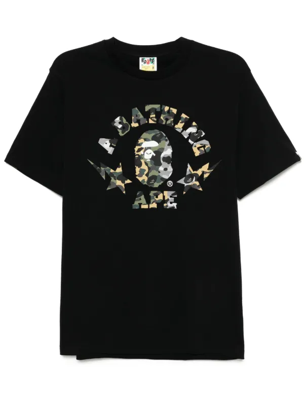 A BATHING APE® ロゴ Tシャツ | ブラック | FARFETCH JP