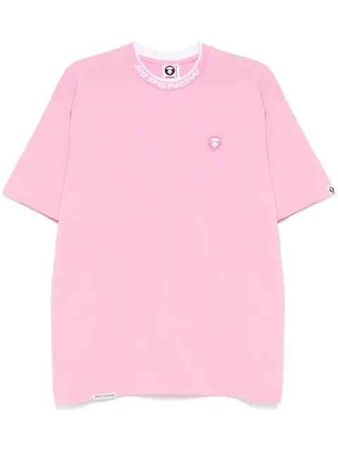 AAPE BY *A BATHING APE® Moonface logo short sleeve tee