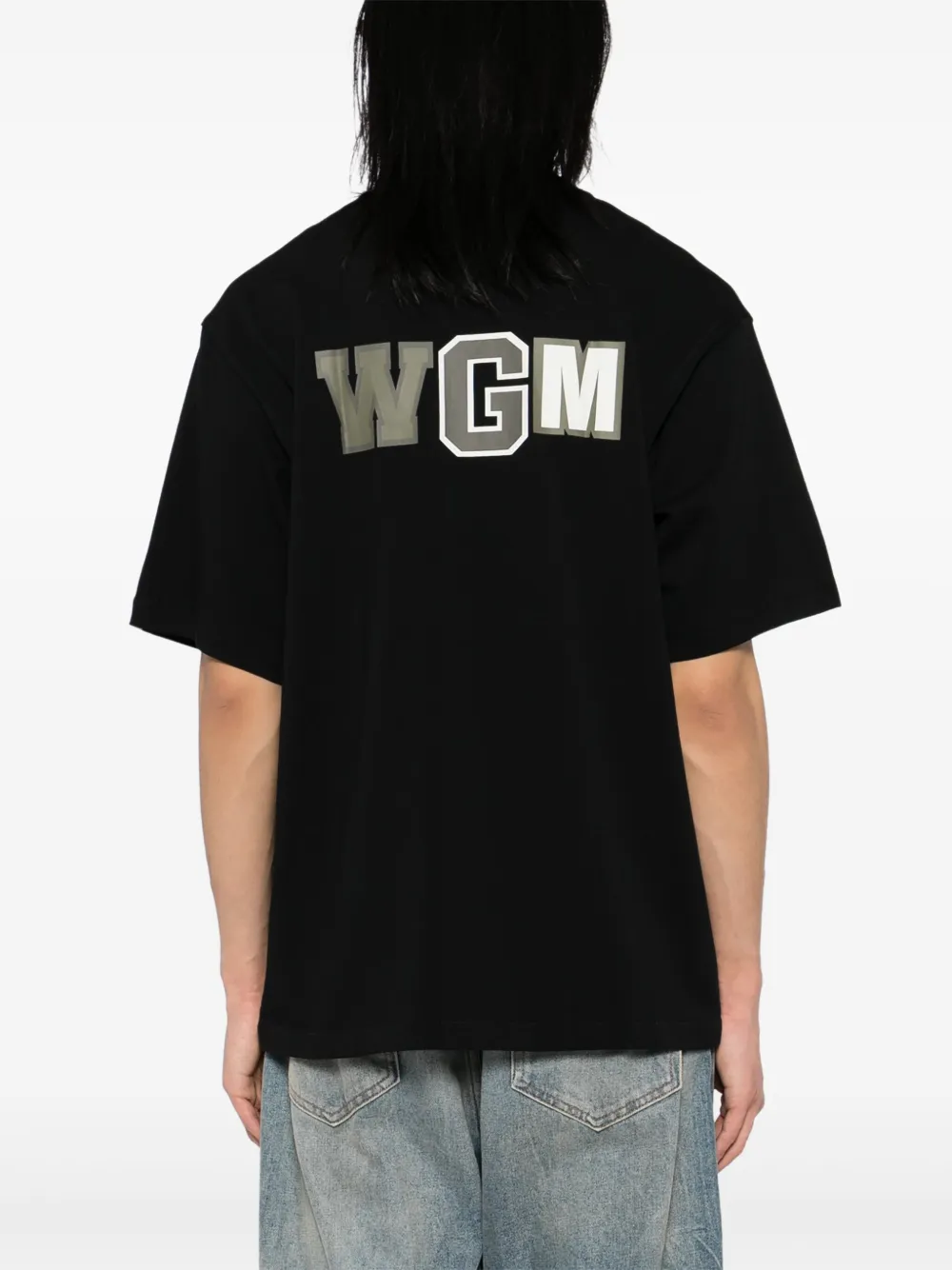 A BATHING APE T-shirt met print Zwart
