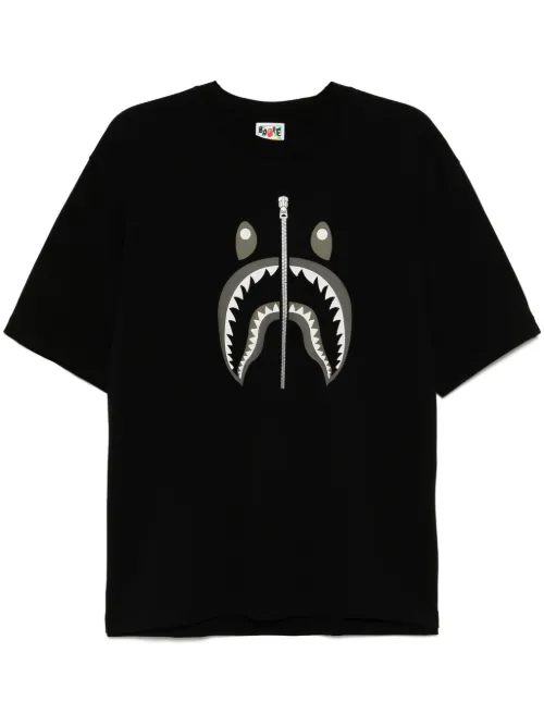 T-shirt à imprimé requin - A BATHING APE® - Modalova