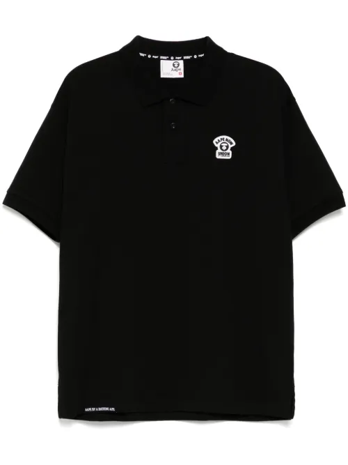 Polo à logo Moonface - AAPE BY *A BATHING APE® - Modalova