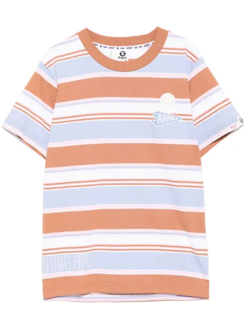 AAPE BY *A BATHING APE® striped T-shirt