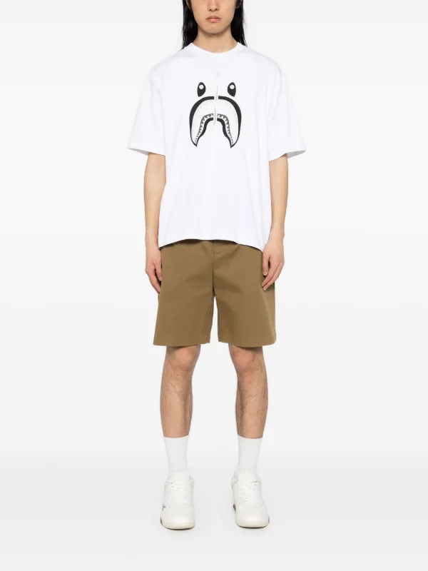 A BATHING APE® シャーク Tシャツ | ホワイト | FARFETCH JP