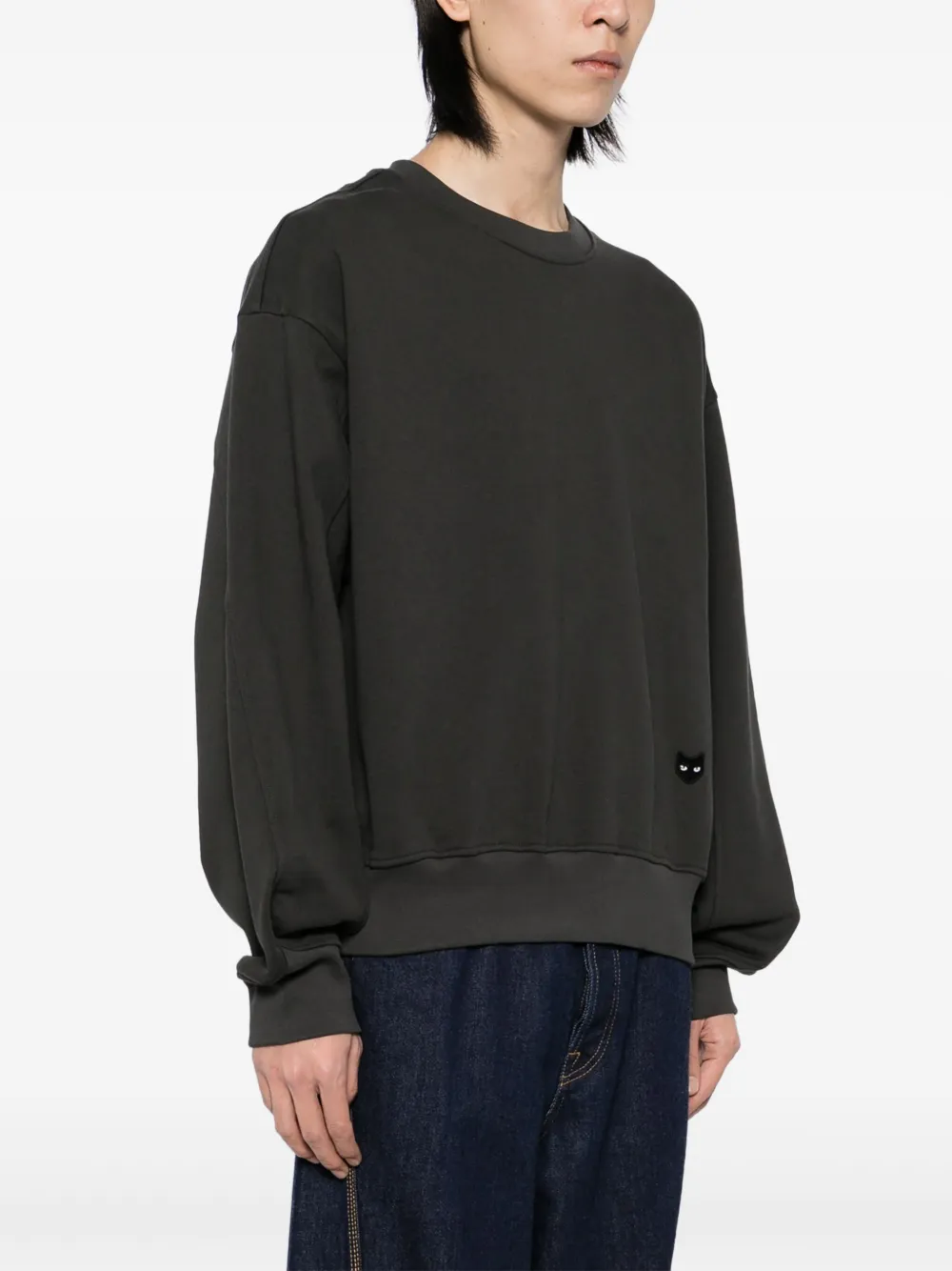 ZZERO BY SONGZIO Pigment sweater Grijs