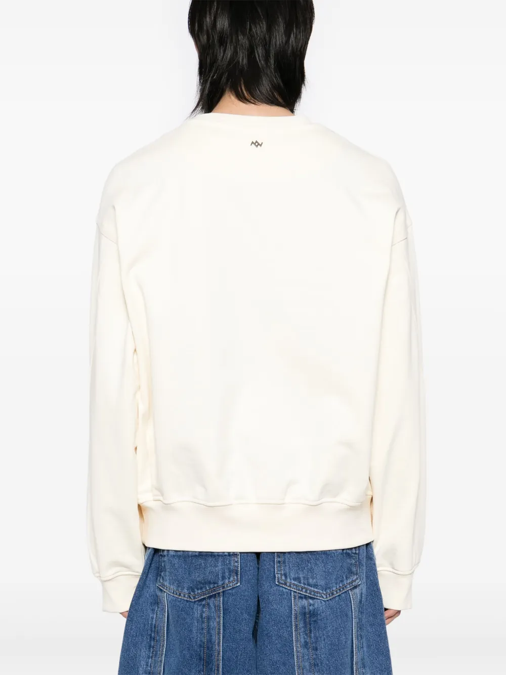 ZZERO BY SONGZIO Sweater met verwassen effect Beige
