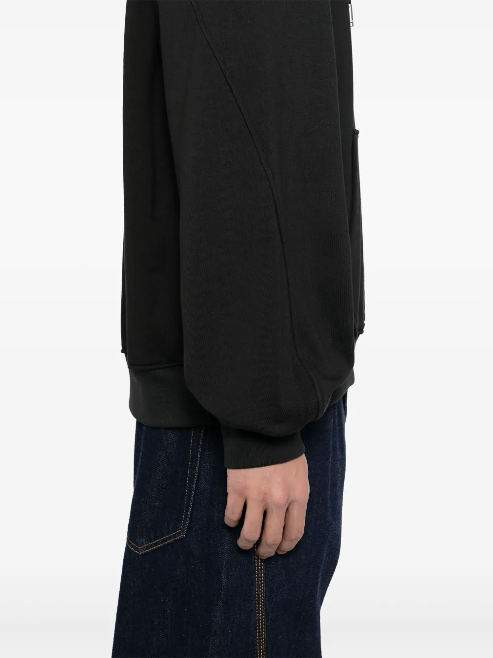 ZZERO BY SONGZIO Pigment hoodie Zwart