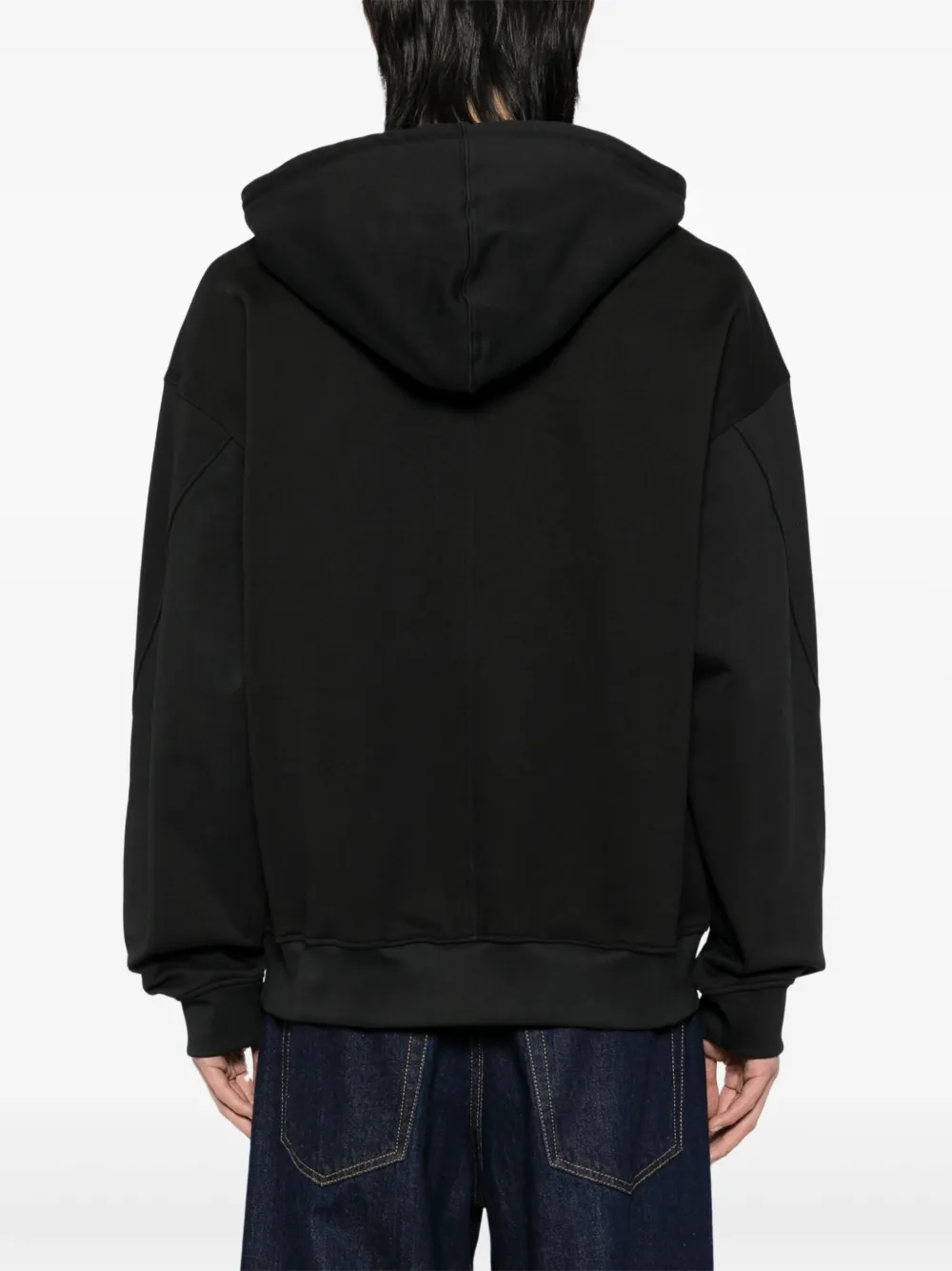ZZERO BY SONGZIO Pigment hoodie Zwart