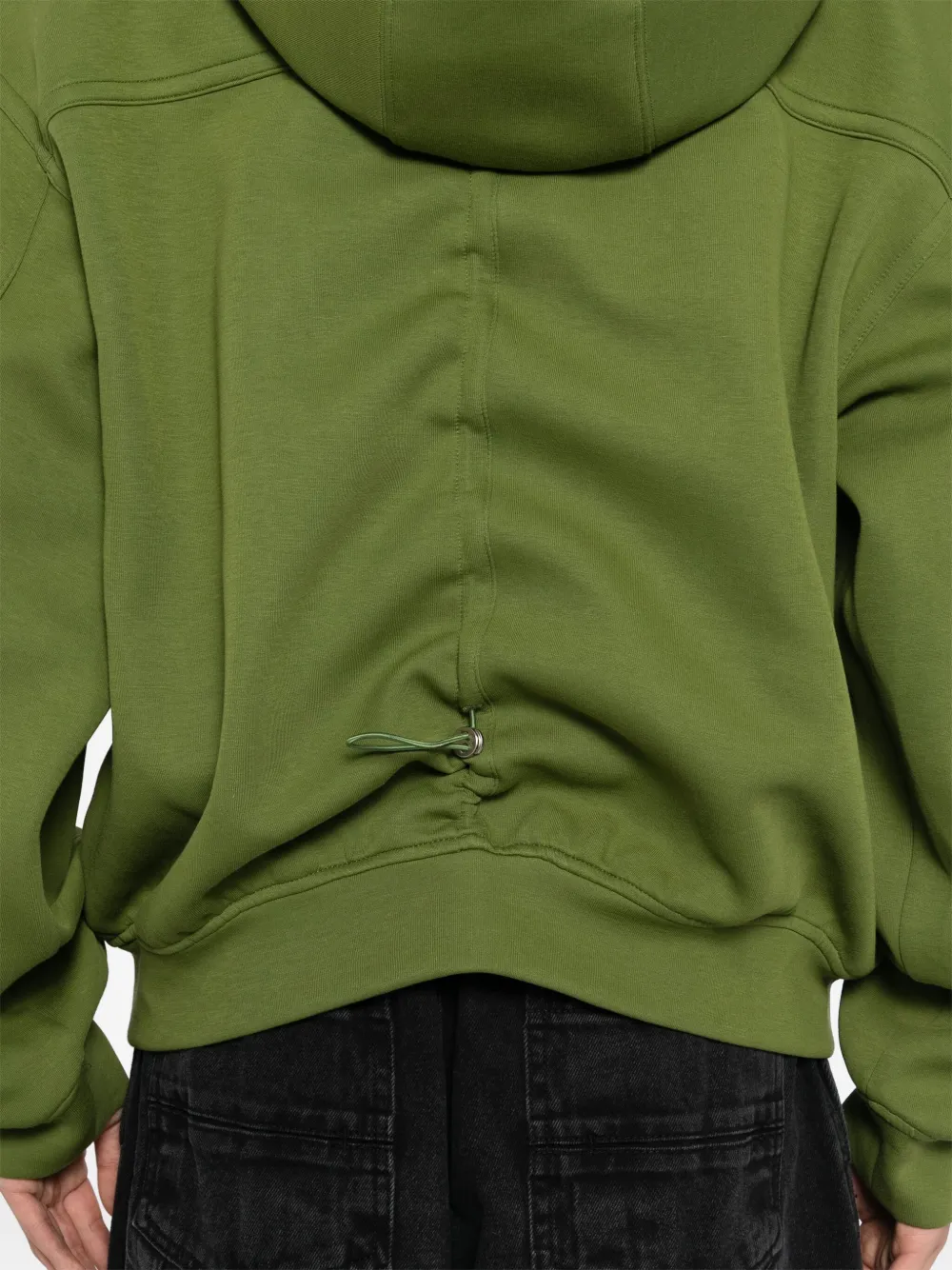 ZZERO BY SONGZIO Deviant hoodie met rits Groen