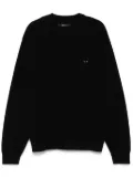 ZZERO BY SONGZIO emblem crew-neck jumper - Black