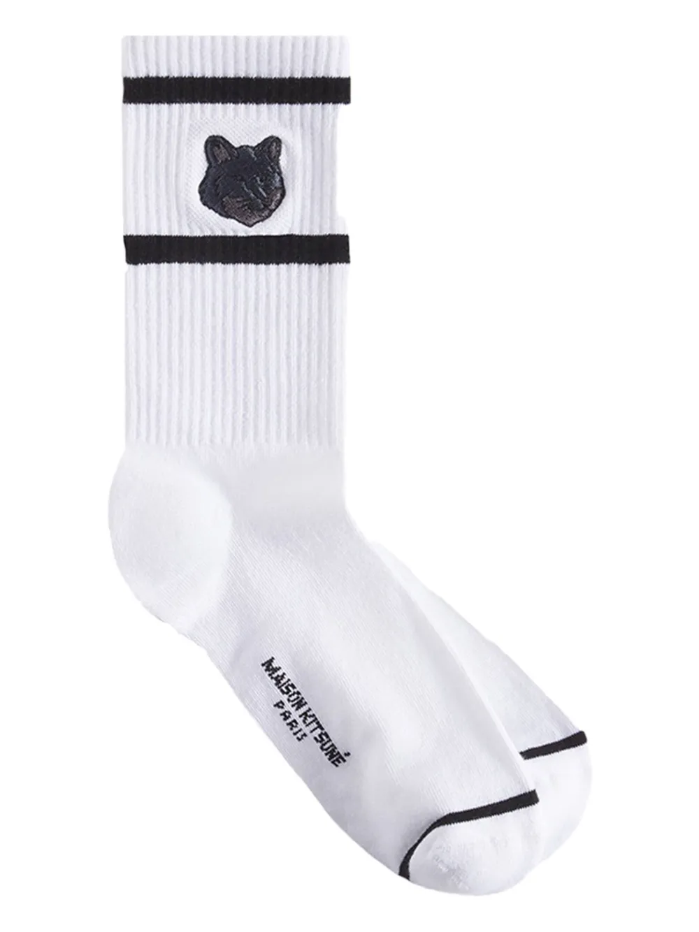 Maison Kitsuné Fox Head socks