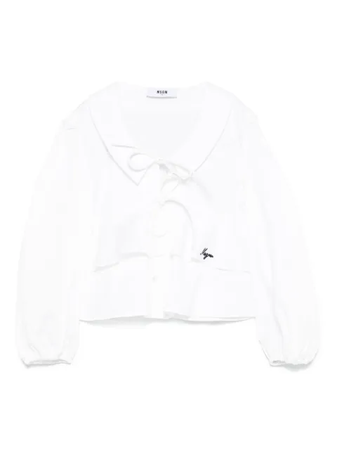 MSGM Kids poplin blouse