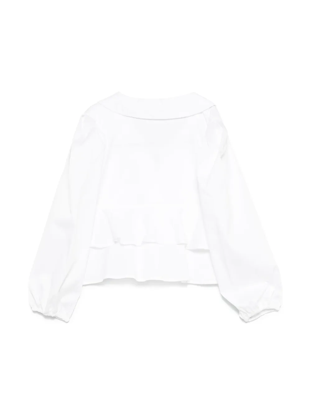 MSGM Kids Popeline shirt - Wit