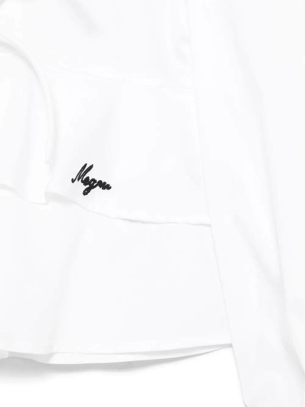 MSGM Kids Popeline shirt Wit