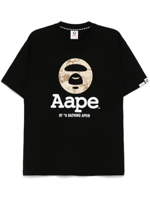 AAPE BY *A BATHING APE® Moonface logo short sleeves tee