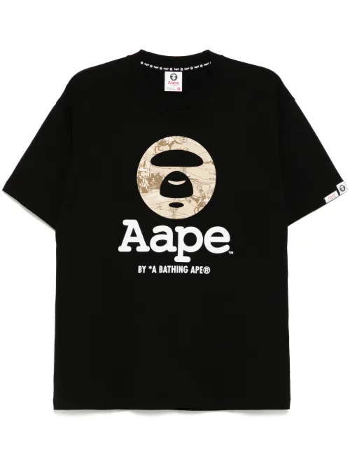 T-shirt à logo Moonface - AAPE BY *A BATHING APE® - Modalova