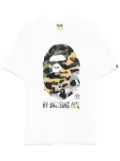 A BATHING APE® 1ST camo crazy T-shirt - White