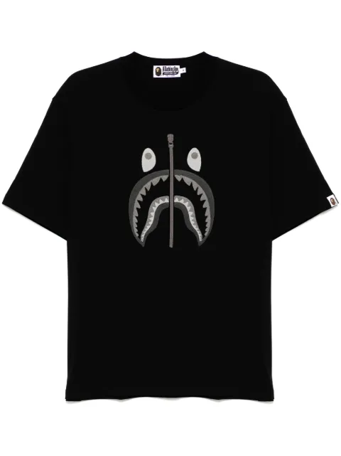 A BATHING APE® chain stitch shark T-shirt