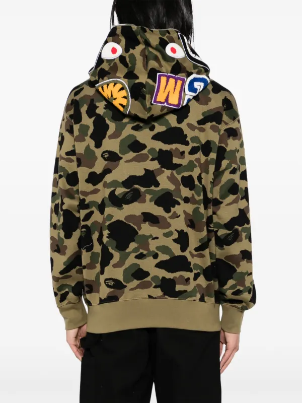 A BATHING APE カモフラ　パーカー A BATHING APE® 1ST カモフラージュ パーカー | グリーン