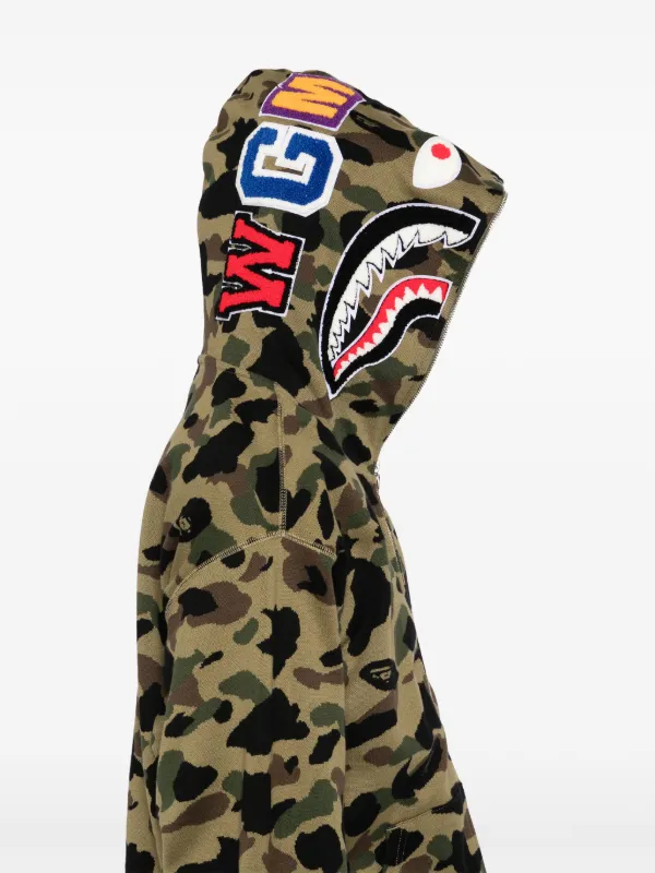 A BATHING APE® 1ST カモフラージュ パーカー | グリーン