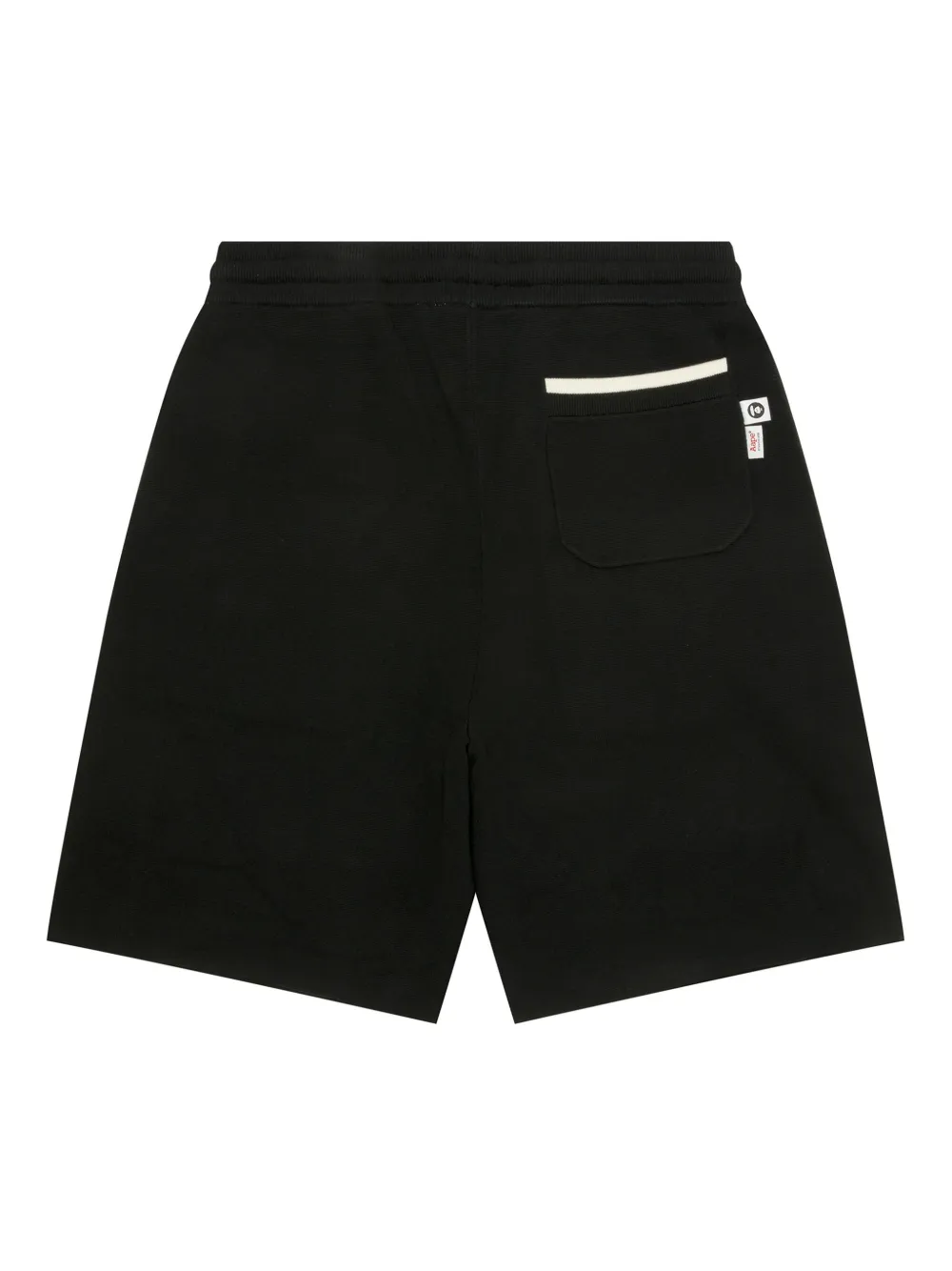 AAPE BY *A BATHING APE® Trainingsshorts met zijstreep - Zwart