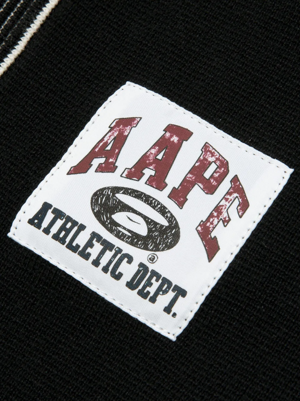 AAPE BY *A BATHING APE Trainingsshorts met zijstreep Zwart
