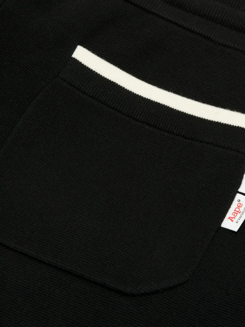 AAPE BY *A BATHING APE Trainingsshorts met zijstreep Zwart