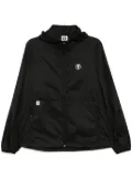 AAPE BY *A BATHING APE® moonface logo windbreaker jacket - Black