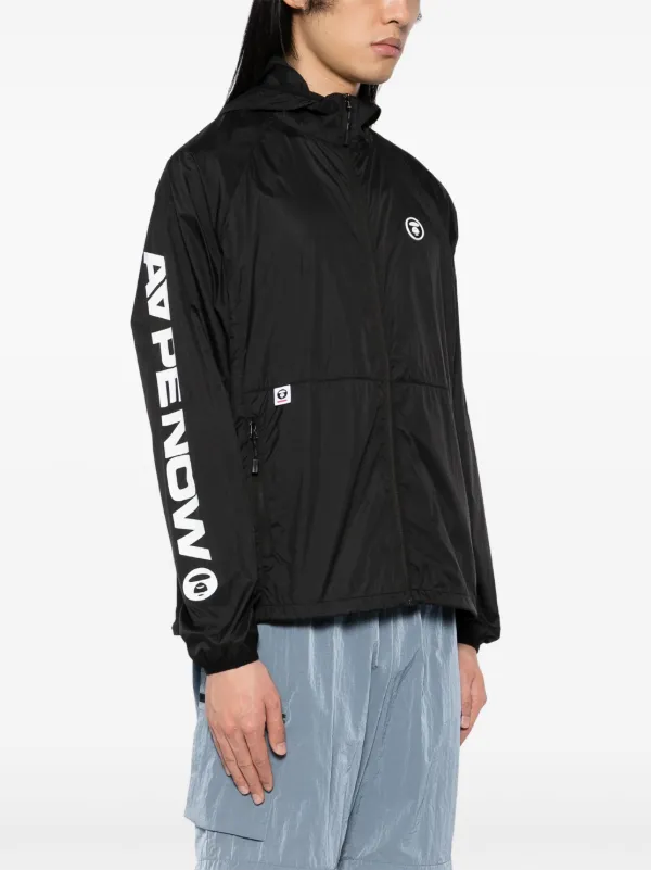 AAPE BY *A BATHING APE® ムーンフェイスロゴ ウインドブレーカー