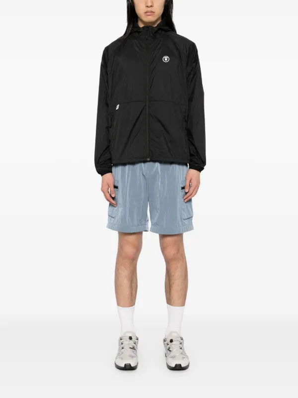 AAPE BY *A BATHING APE® ムーンフェイスロゴ ウインドブレーカー