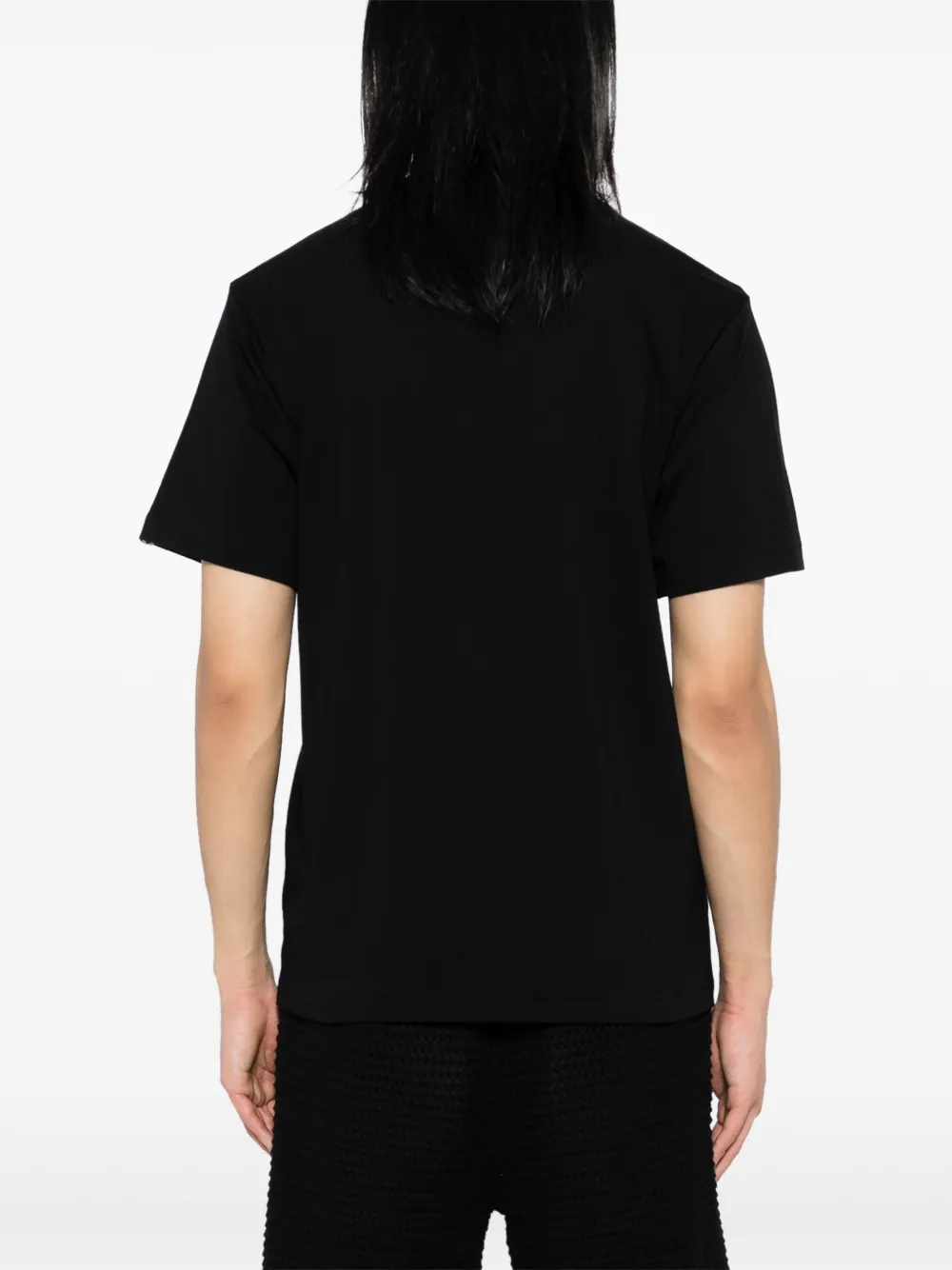 A BATHING APE 1st Crazy T-shirt met camouflageprint Zwart